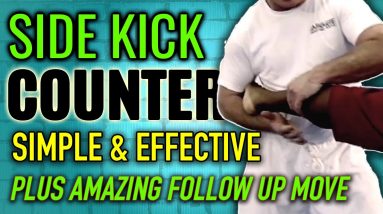 Counter Attack to Side Kick • Self Defense Move • FightFast